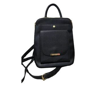 Steve Madden Black Interior Zip-Compartment Handbag